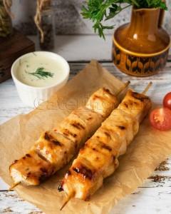 Мини шашлычки из курицы Мини шашлычки из курицы