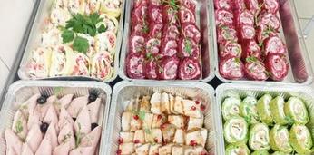 Ассорти из рулетов на 10-20 персон